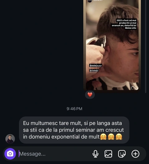 Recenzie reală de la cursantul 15