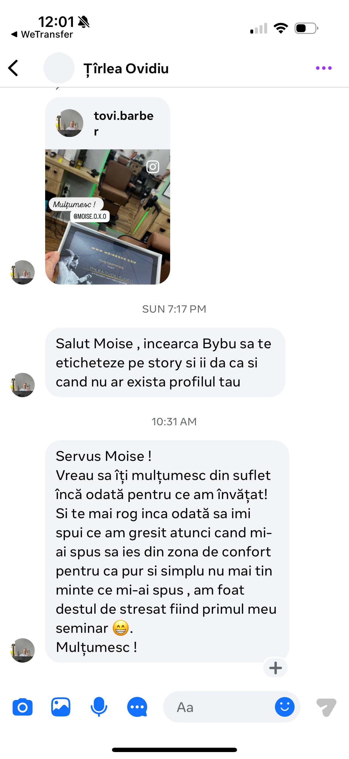 Recenzie reală de la cursantul 4