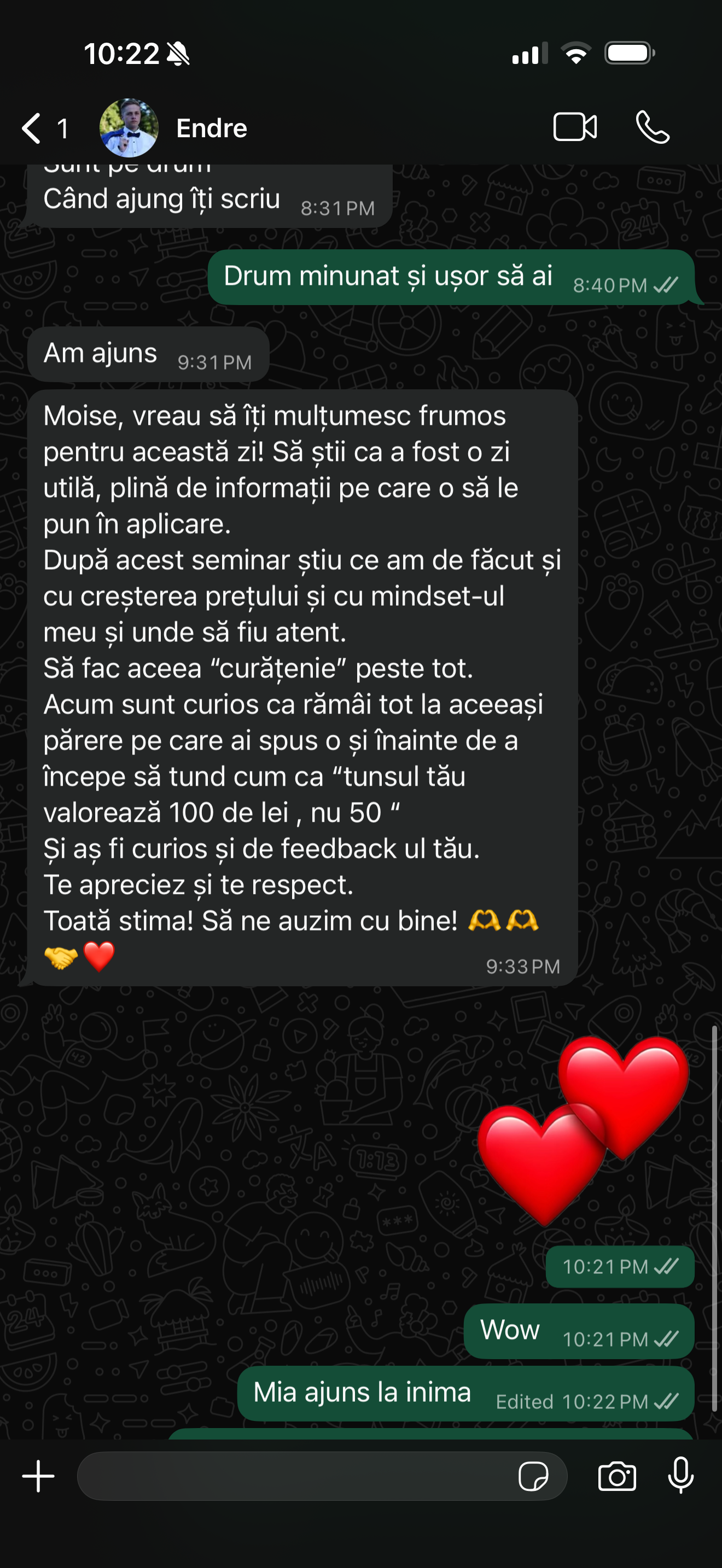 Recenzie reală de la cursantul 17