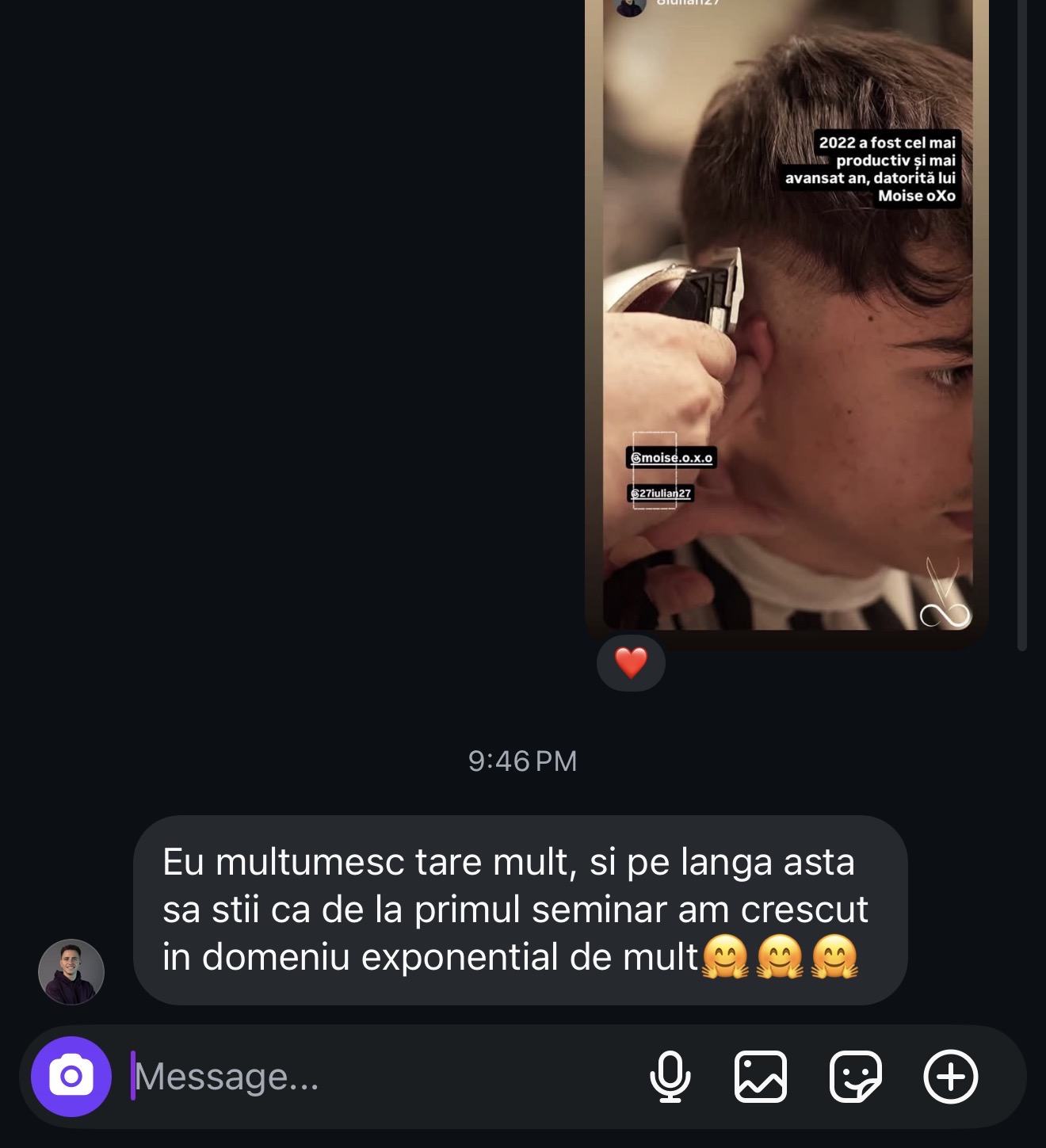Recenzie reală de la cursantul 15
