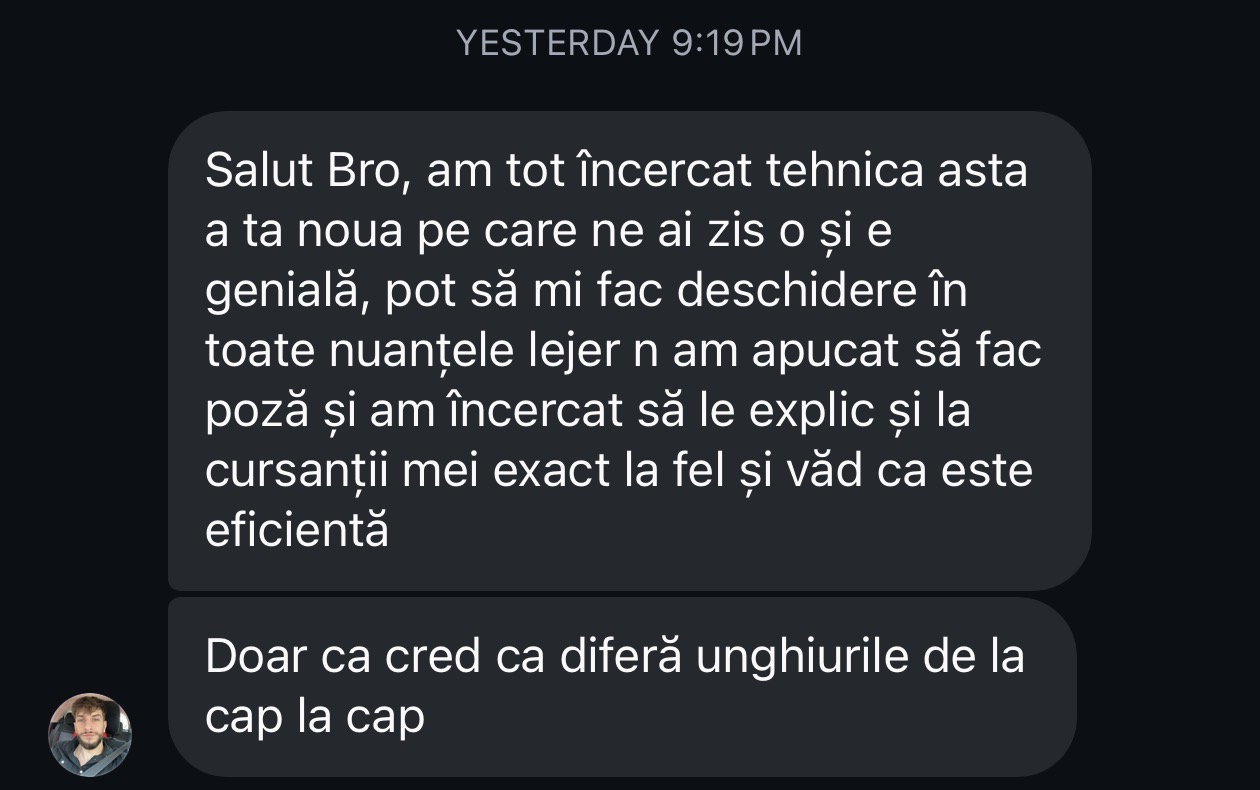 Recenzie reală de la cursantul 10